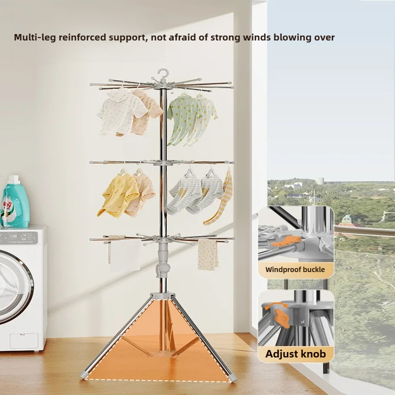 Baby Clothes Drying Rack-Folda - Baby Nursery Uniform ulasan dan harga