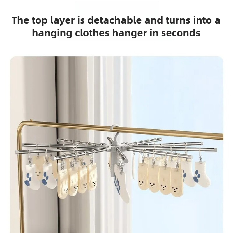 Baby Clothes Drying Rack-Folda - Baby Nursery Uniform ulasan dan harga