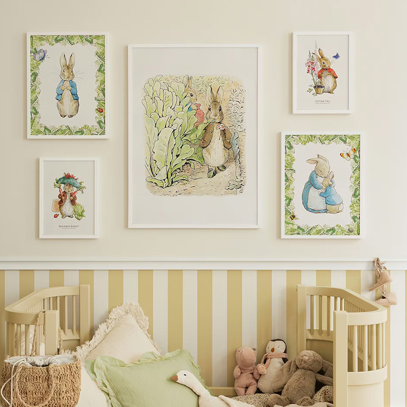 1PC frameless decorative art p - Baby Nursery Vintage ulasan dan harga